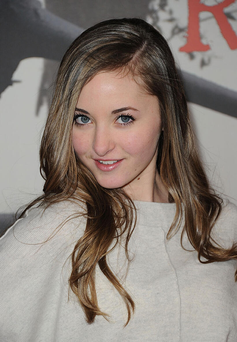 Rachel Fox at the California premiere of "Red Riding Hood."