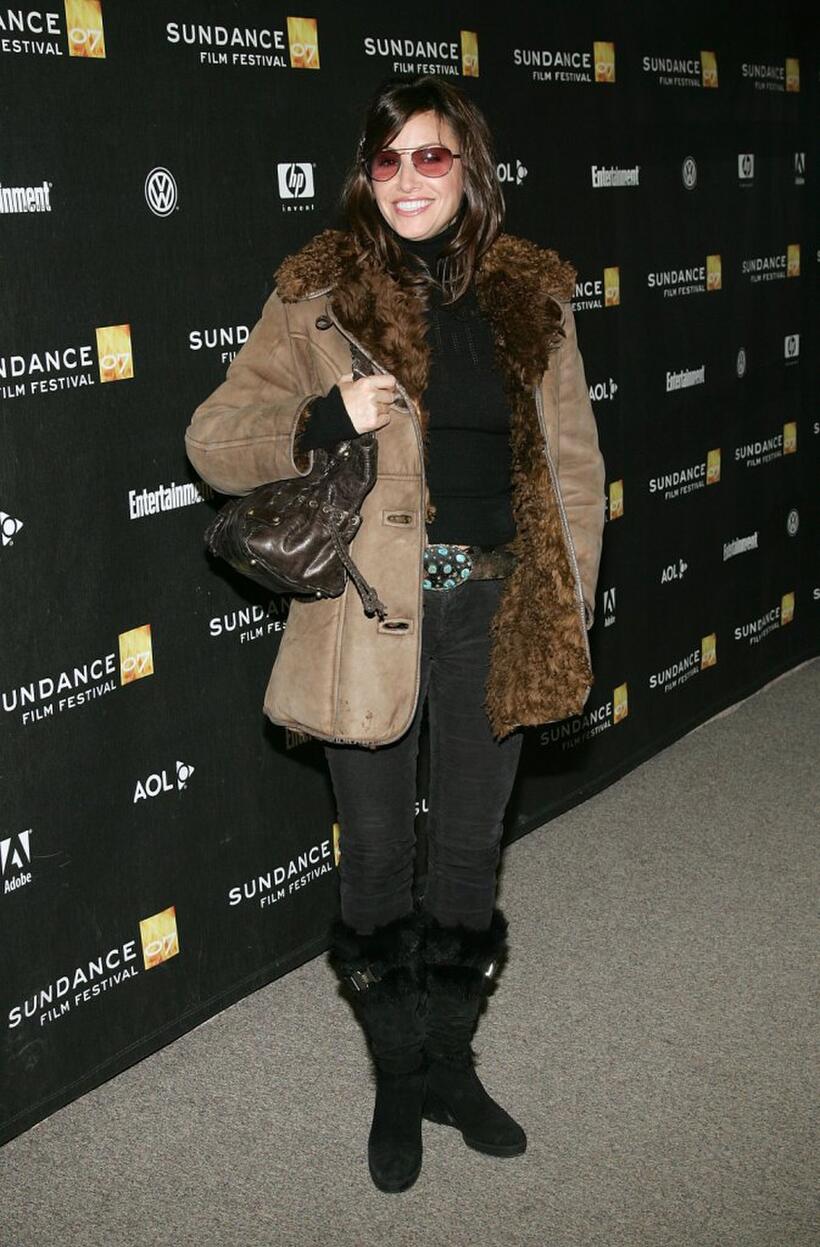 Gina Gershon at the premiere of "Delirious" at the Eccles Theater during the 2007 Sundance Film Festival.
