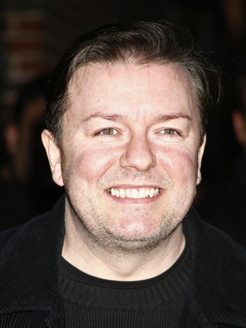 Ricky Gervais at "The Late Show With David Letterman".