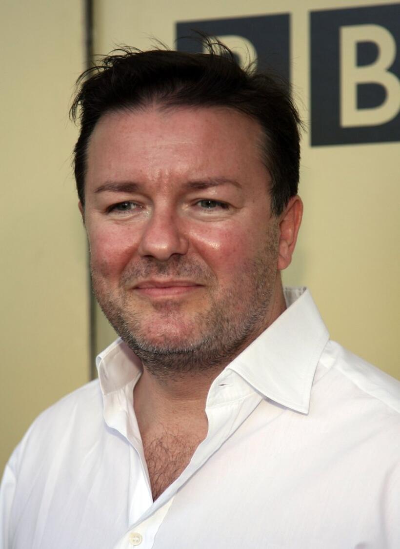 Ricky Gervais at the BAFTA/LA-Academy of Television Arts and Sciences Tea Party.