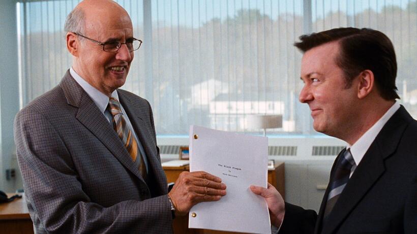 Jeffrey Tambor as Anthony and Ricky Gervais as Mark Bellison in "The Invention of Lying."