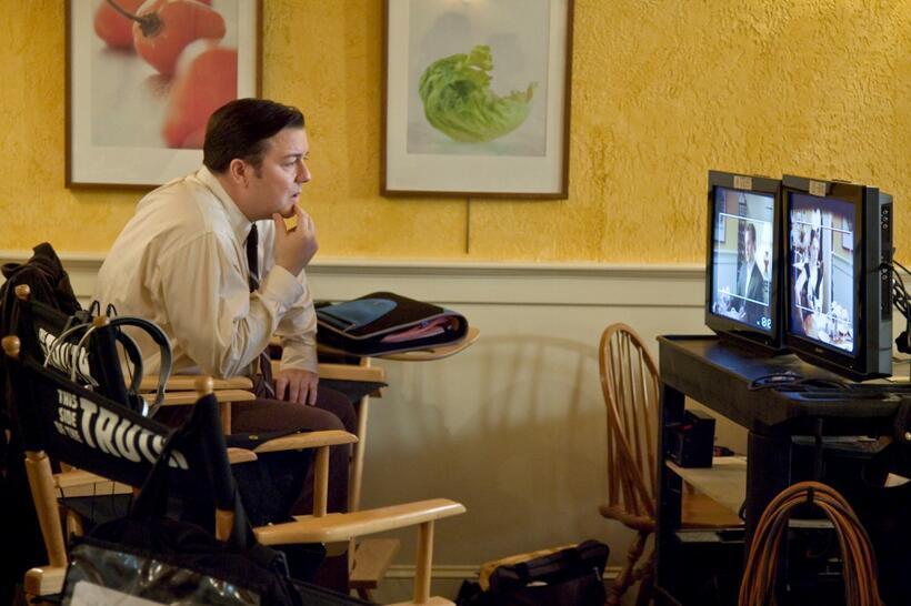 Co-Director/Co-Writer Ricky Gervais on the set of "The Invention of Lying."