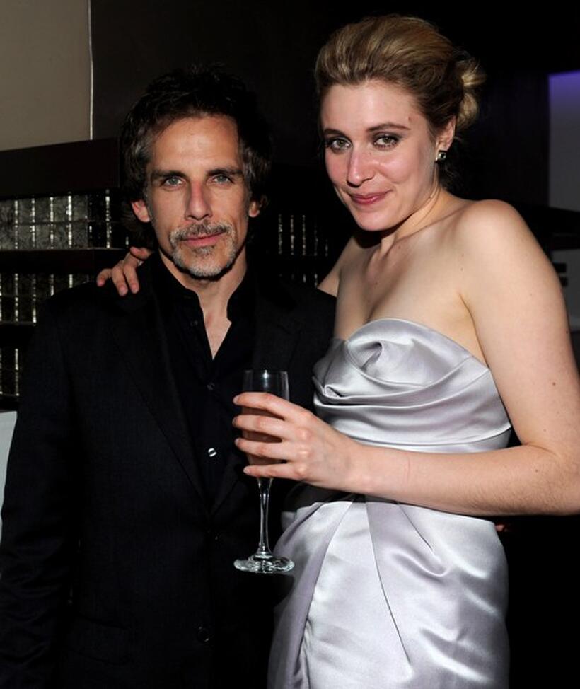 Ben Stiller and Greta Gerwig at the after party of the Los Angeles premiere of "Greenberg."