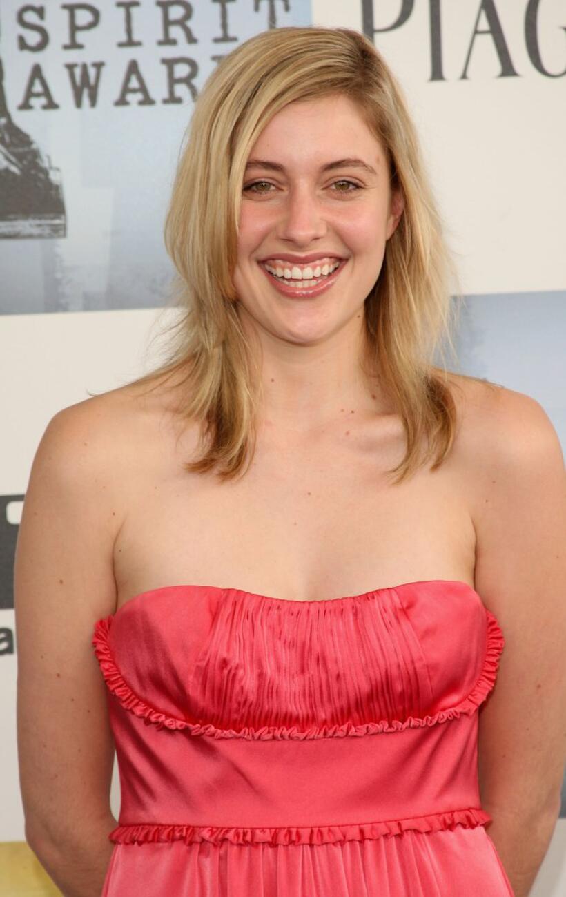Greta Gerwig at the 24th Annual Film Independent's Spirit Awards.