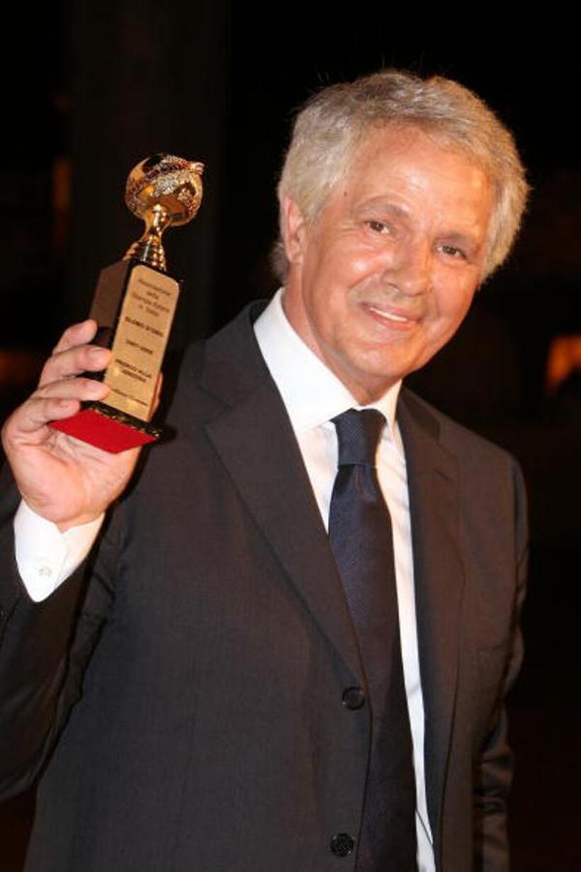 Giuliano Gemma at the Foreign Press Association Awards.