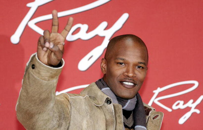 Jamie Foxx at the "Ray" Photocall.