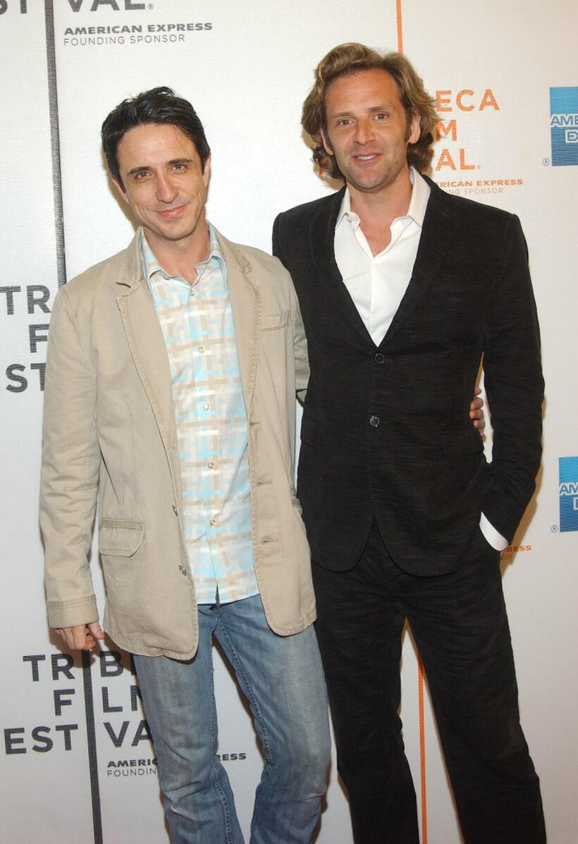 Craig Chester and Malcolm Gets at the screening of "Adam and Steve" during the Tribeca Film Festival.