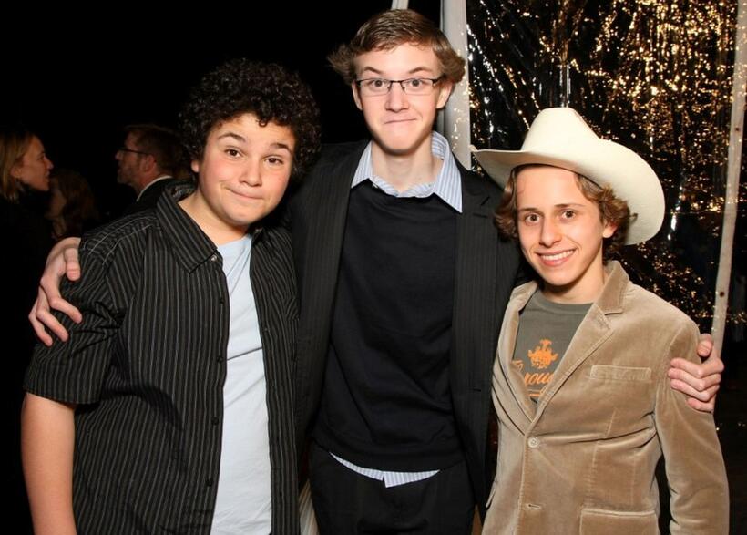 Troy Gentile, Nate Hartley and David Dorfman at the premiere of "The Spiderwick Chronicles."
