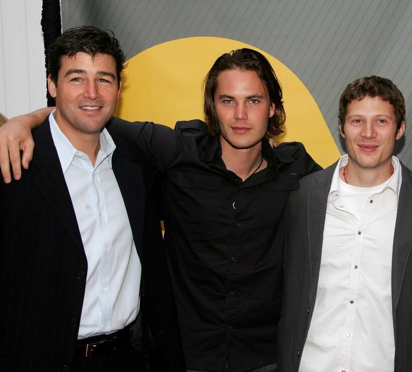 Kyle Chandler, Taylor Kitsch and Zach Gilford at the NBC Upfronts at Radio City Music Hall.