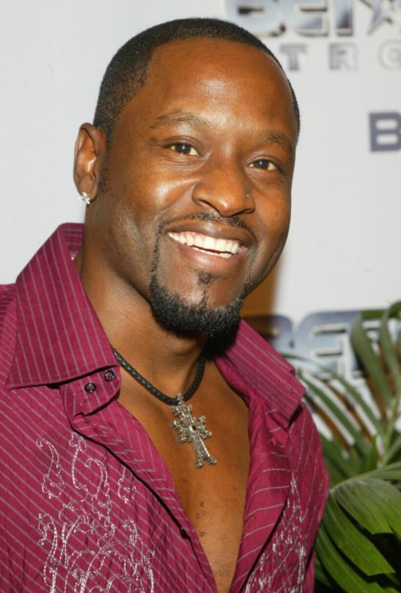 Johnny Gill at the retirement party for BET Chairman Robert L. Johnson.