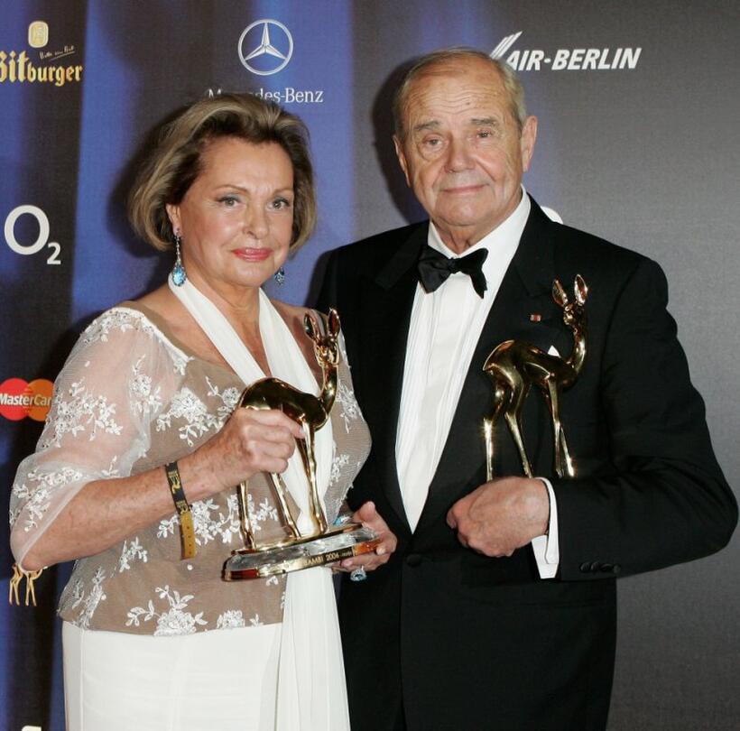 Nadja Tiller and Walter Giller at the 58th Annual Bambi Awards.