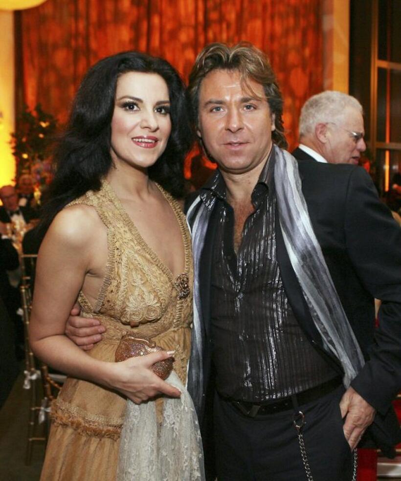Angela Gheorghiu and Roberto Alagna at the Los Angeles Opera's 20th Anniversary Gala.