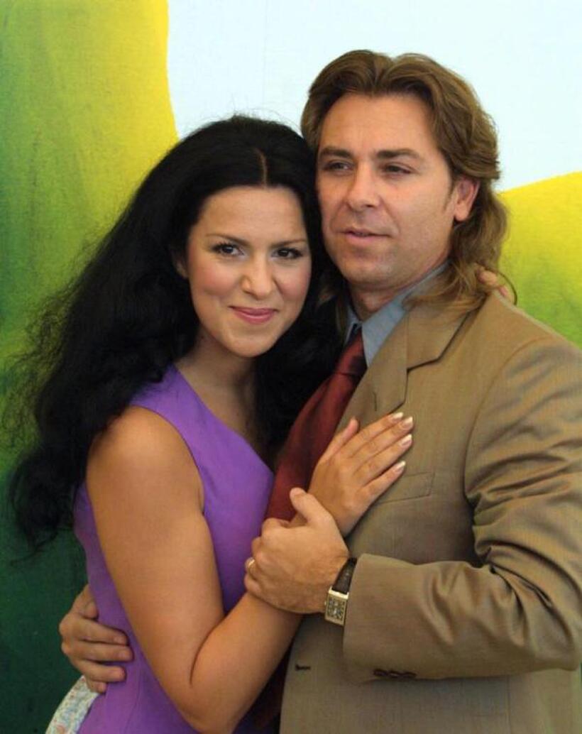Angela Gheorghiu and Roberto Alagna at the 58th International Film Festival.