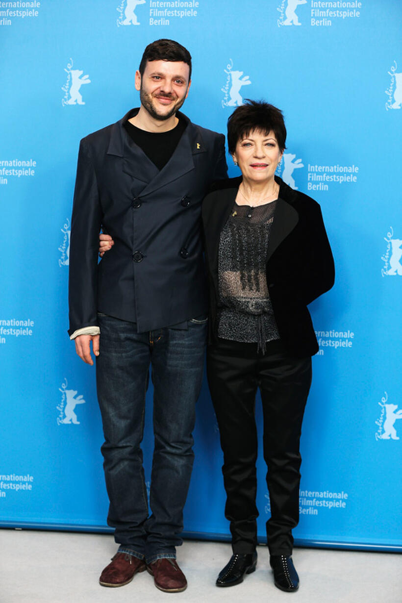 Bogdan Dumitrache and Luminita Gheorghiu at the photocall of "Child's Pose" during the 63rd Berlinale International Film Festival.