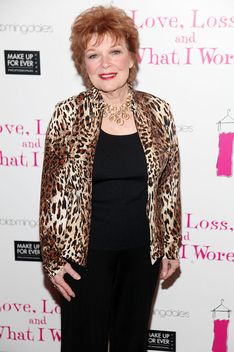 Anita Gillette at the "Love, Loss, and What I Wore" 500th performance celebration in New York.