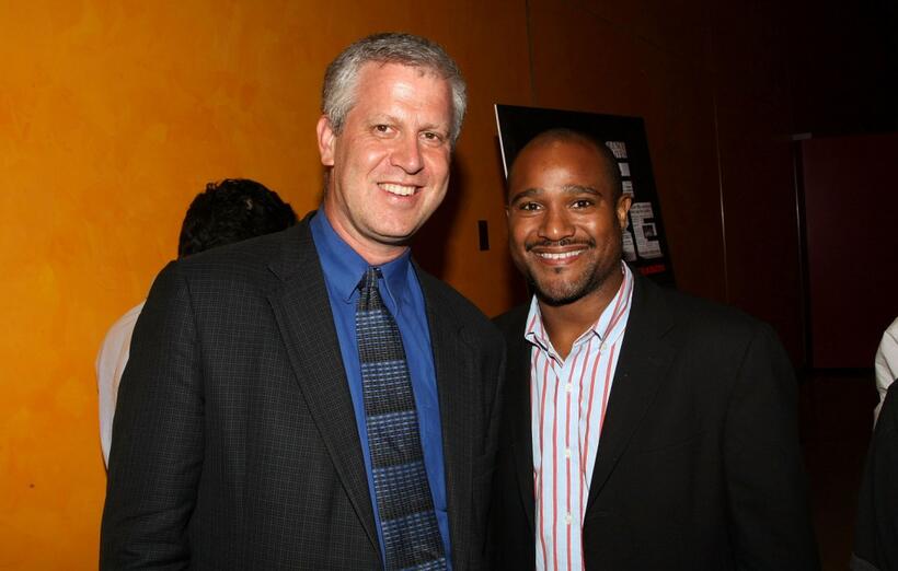 David Schwartz and Seth Gilliam at the Museum of the Moving Image presentation of "The Wire."