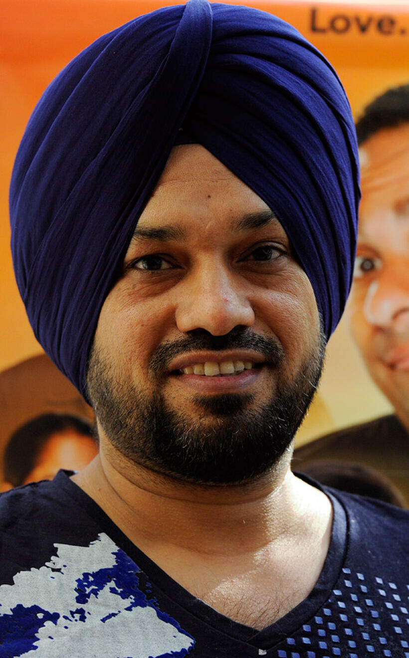 Gurpreet Ghuggi at the photocall of "Speedy Singhs" in London.