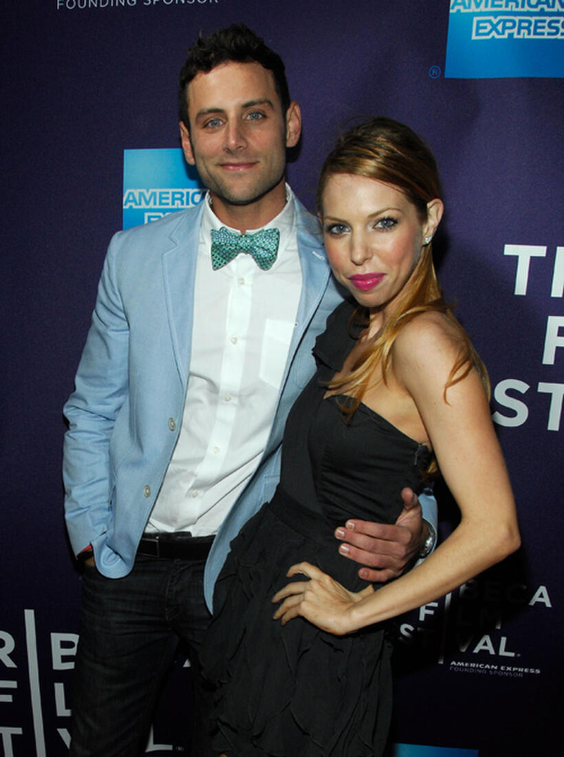J.B. Ghuman Jr. and Francesca Tosti at the New York premiere of "Spork."