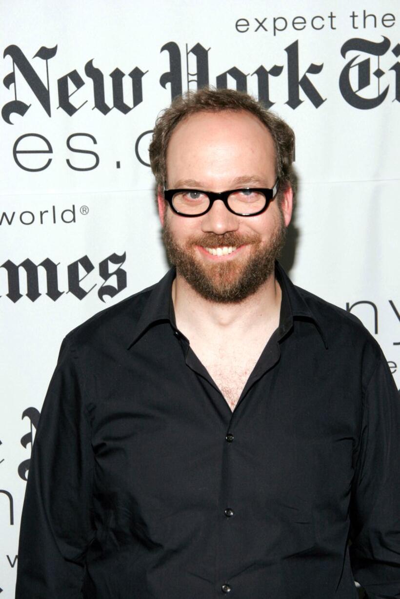 Paul Giamatti at the New York Times Arts and Leisure Weekend photo-op.