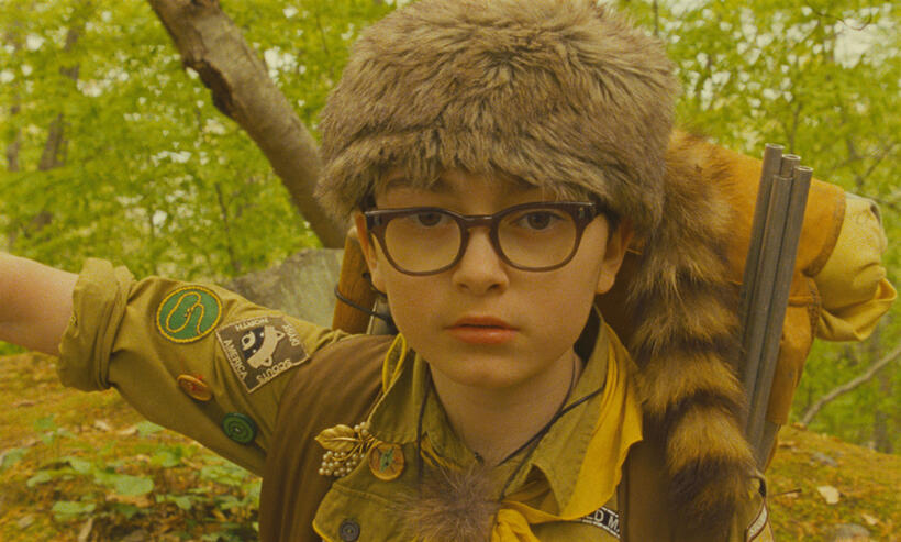 Jared Gilman as Sam in "Moonrise Kingdom."