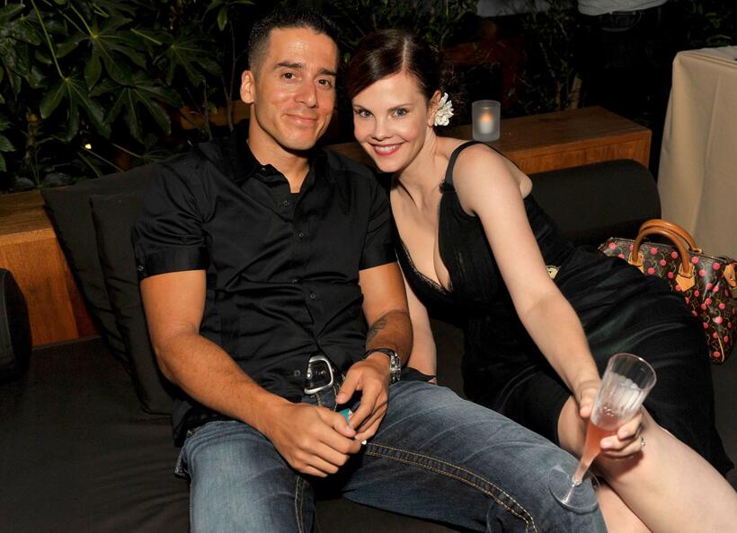 Kirk Acevedo and Kiersten Warren at the Australians In Film's 2009 Breakthrough Awards.