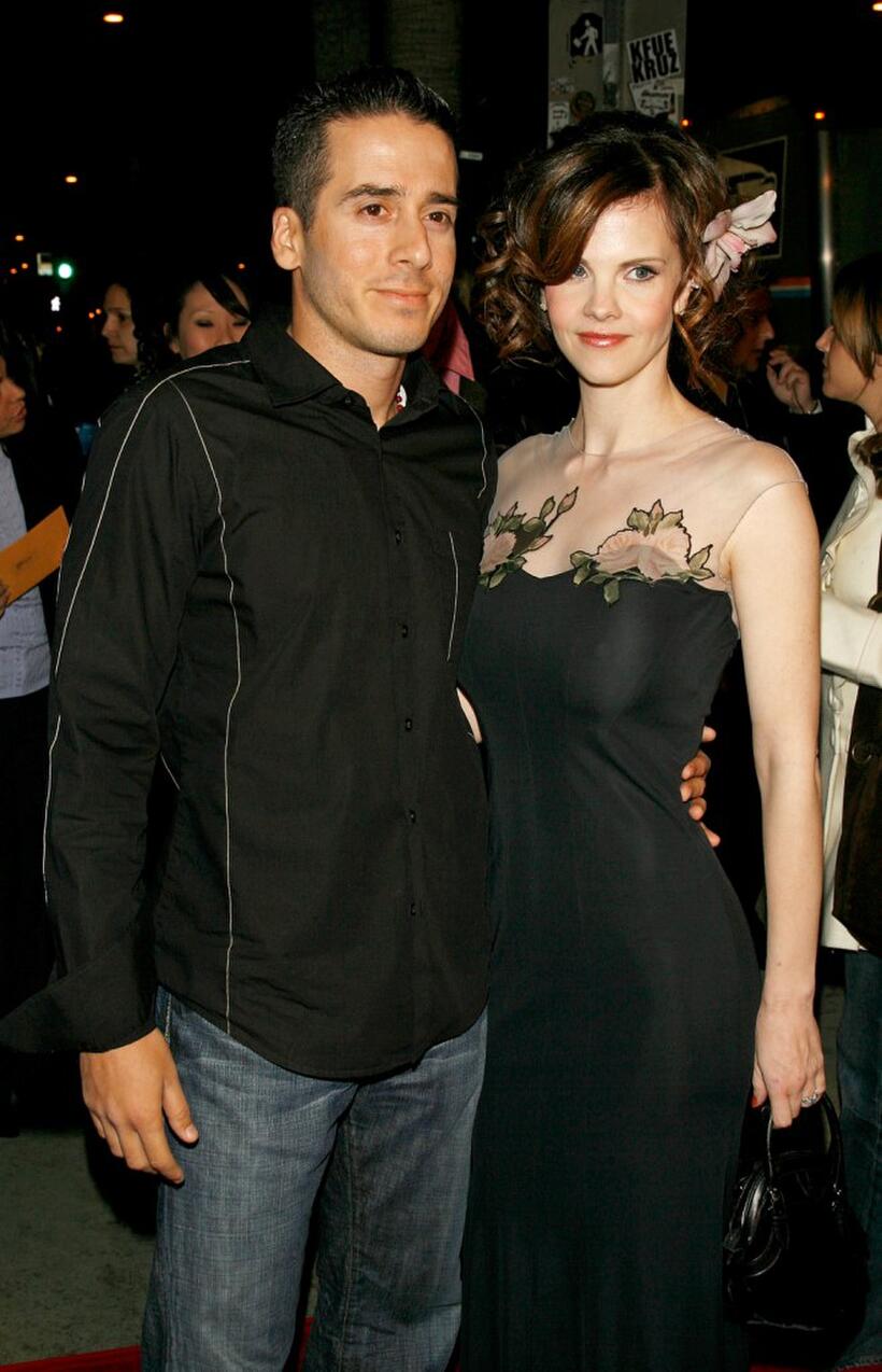 Kirk Acevedo and Kiersten Warren at the premiere of "The Astronaut Farmer."