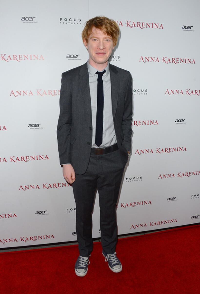 Domhnall Gleeson at the California premiere of "Anna Karenina."