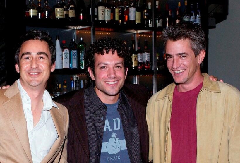 Thomas Bezucha, Tyrone Giordano and Dermot Mulroney at the Variety screening Series of "The Family Stone."