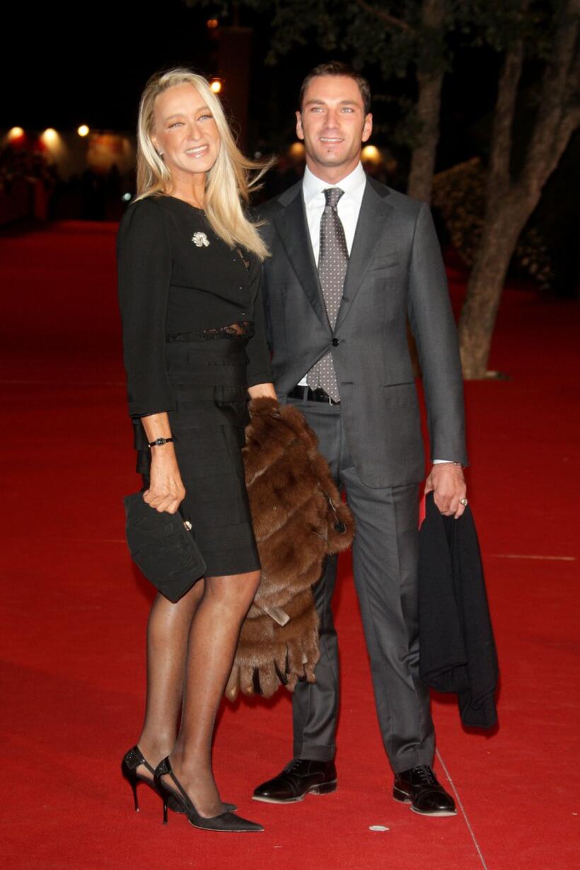 Eleonora Giorgi and Massimo Ciavarro at the premiere of "Elizabeth: The Golden Age" during the 2nd Rome Film Festival.
