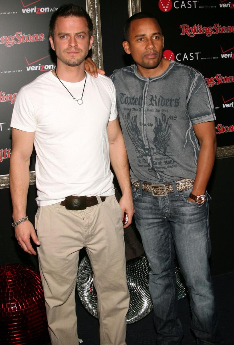 Carmine Giovinazzo and Hill Harper at the Justin Timberlake performance celebrating JT-TV.