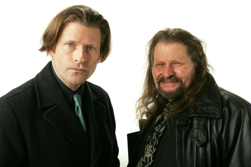 Bruce Glover and his son Crispin Glover at the 2007 Sundance Film Festival.