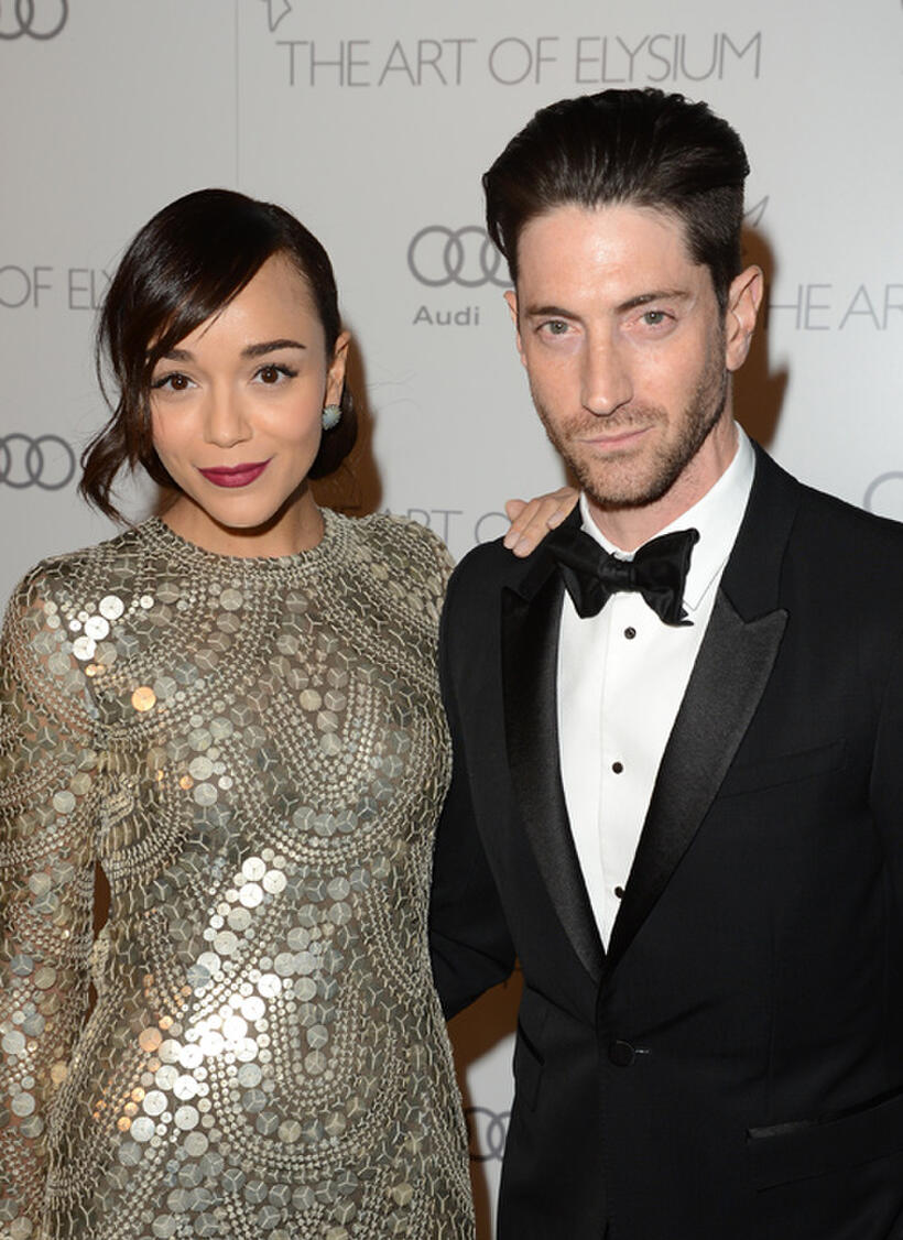 Ashley Madekwe and Iddo Goldberg at the Art of Elysium's 6th Annual HEAVEN Gala presented by Audi.