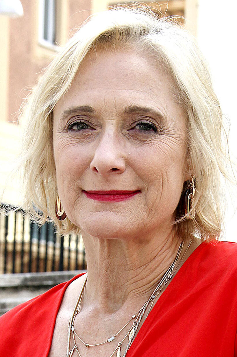 Caroline Goodall at the photocall for "The Elevator" in Rome.