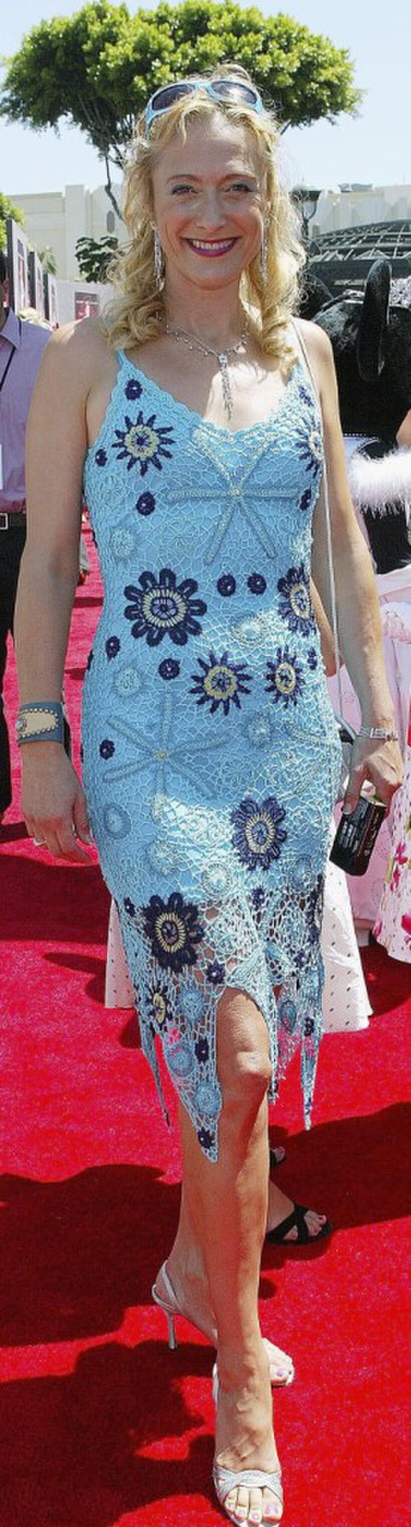 Caroline Goodall at the premiere of "The Princess Diaries 2: Royal Engagement."
