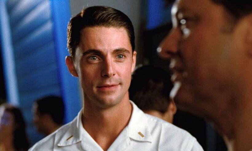 Matthew Goode as Jim and Colin Firth as George in "A Single Man."