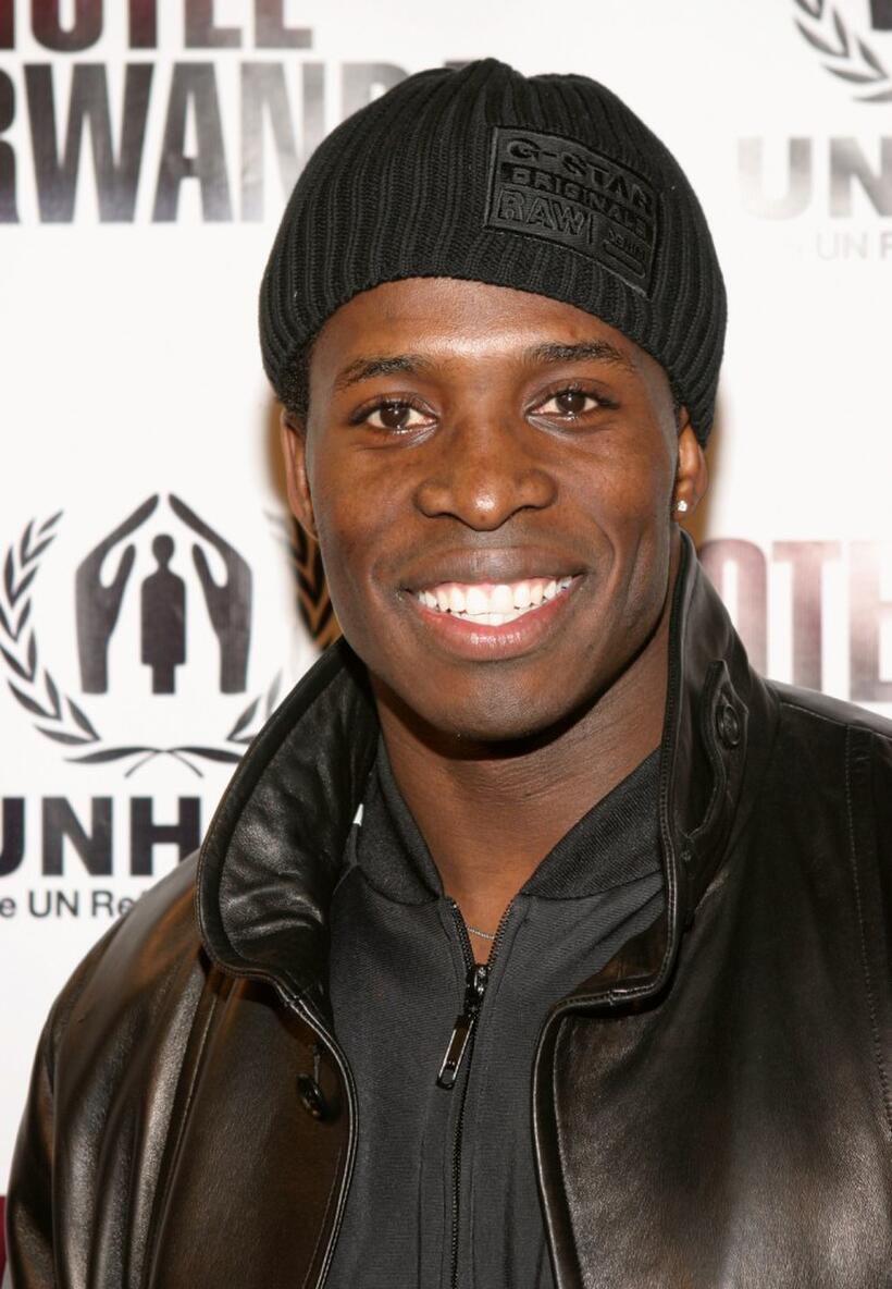Godfrey at the special screening of "Hotel Rwanda."