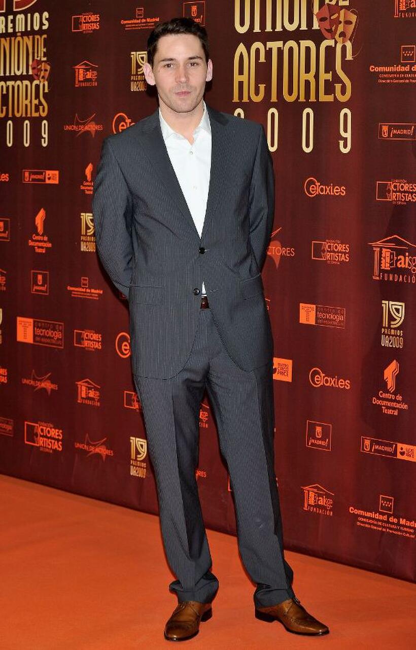 Javier Godino at the Union de Actores Awards.