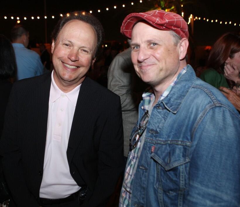 Billy Crystal and Bobcat Goldthwait at the after party of the premiere of "License to Wed."