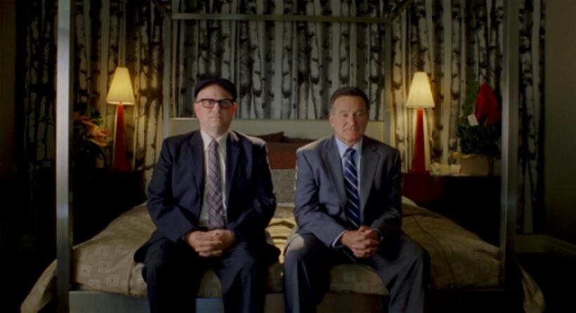 Robin Williams and Bobcat Goldthwait in "World's Greatest Dad."