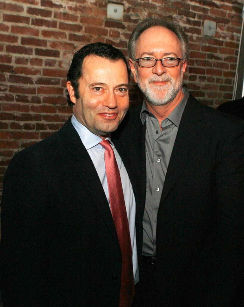 Colin Callender and Gary Goetzman at the afterparty of the premiere of "Starter for 10."