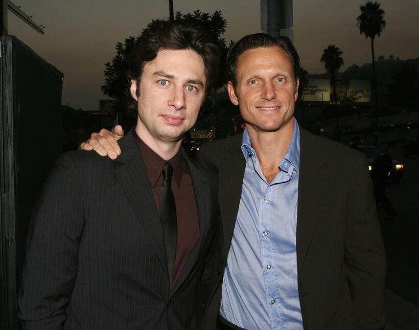 Tony Goldwyn and Zach Braff at the premiere of "The Last Kiss" at the Directors Guild of America.