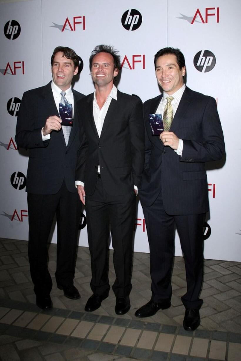 David Rees Snell, Walton Goggins and Benito Martinez at the AFI Awards 2008.