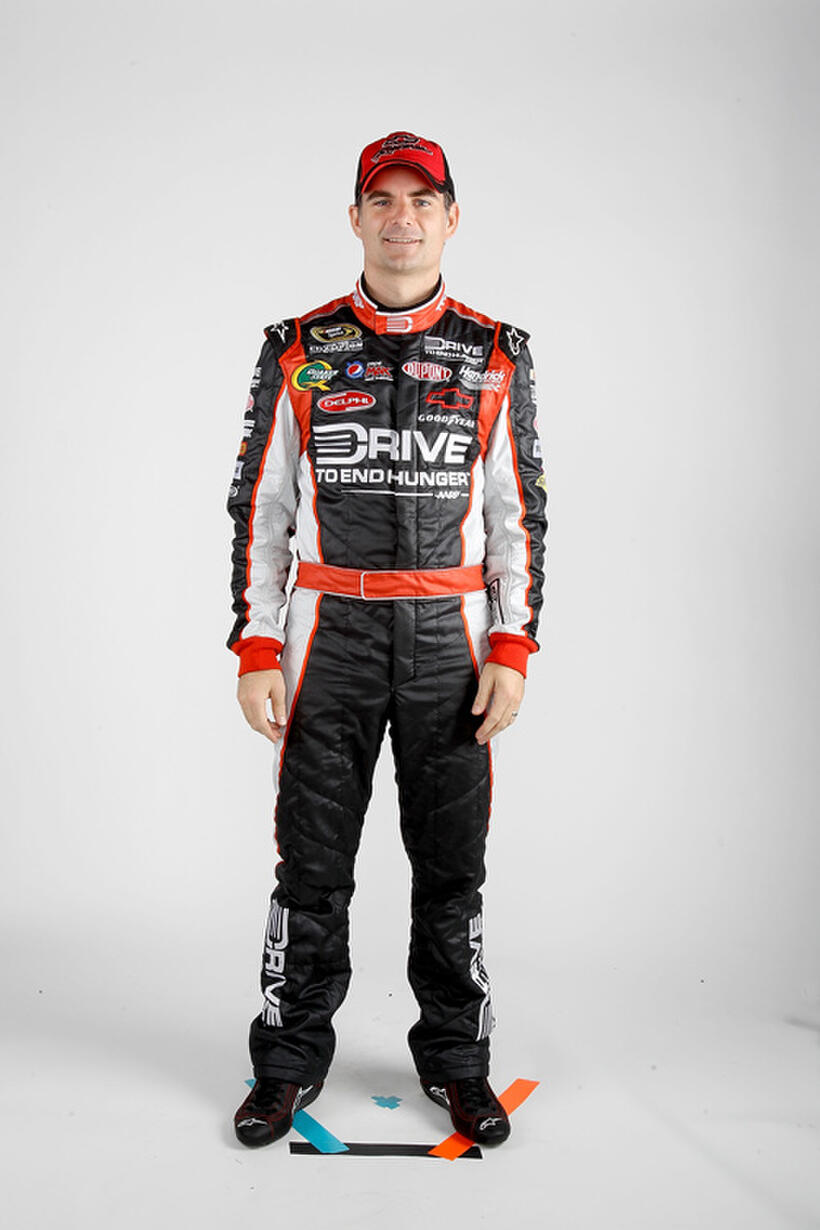 Jeff Gordon at the portrait session of 2011 NASCAR Sprint Cup Series Media Day in Daytona Beach.
