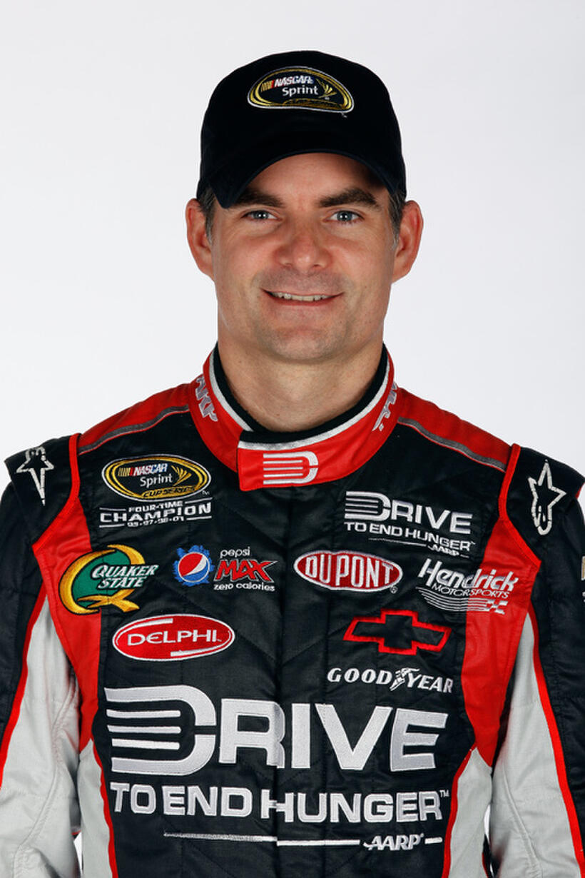 Jeff Gordon at the portrait session of 2011 NASCAR Sprint Cup Series Media Day in Daytona Beach.