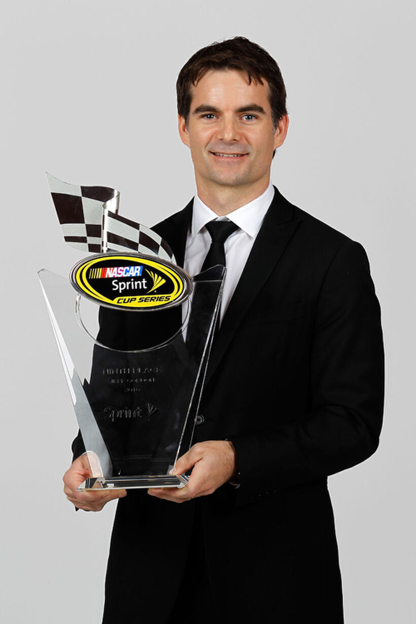 Jeff Gordon at the NASCAR Sprint Cup Series Awards Banquet in Las Vegas.