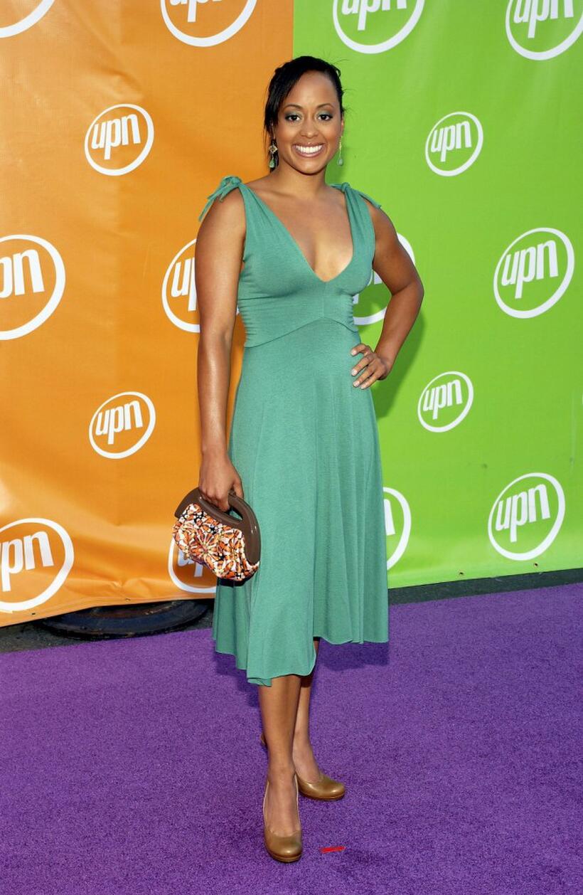 Essence Atkins at the UPN Stars party.