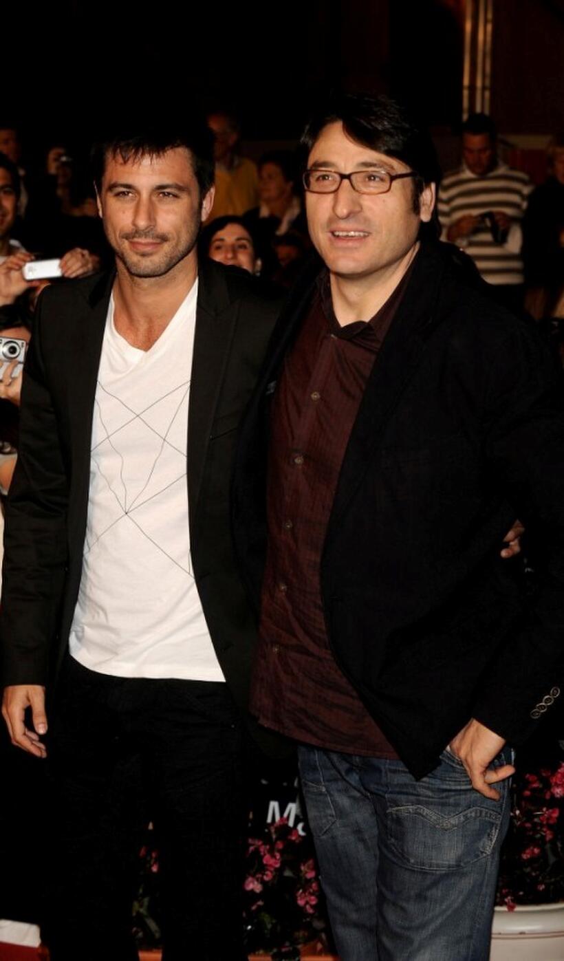 Hugo Silva and Carmelo Gomez at the 12th Malaga Film Festival.