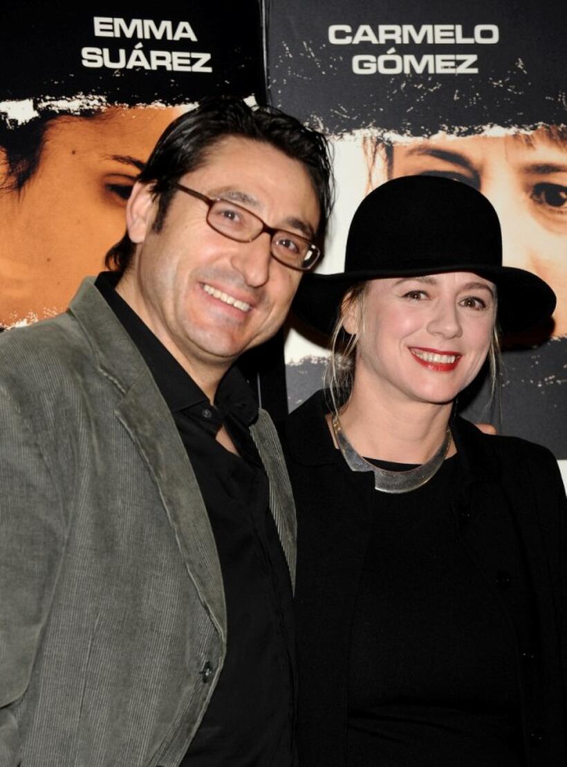 Carmelo Gomez and Emma Suarez at the premiere of "La Casa de mi Padre."