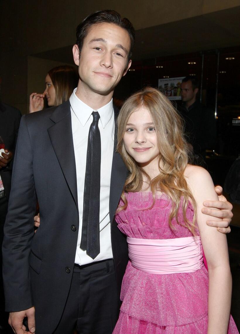 Joseph Gordon-Levitt and Chloe Moretz at the after party of the California premiere of "(500) Days of Summer."