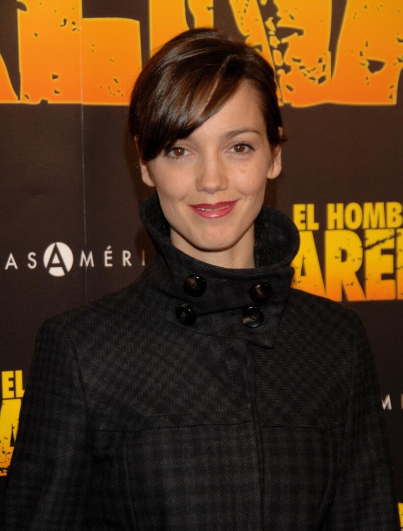 Paz Gomez at the premiere of "El hombre de Arena."